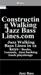 Mobile Screenshot of constructingwalkingjazzbasslines.com